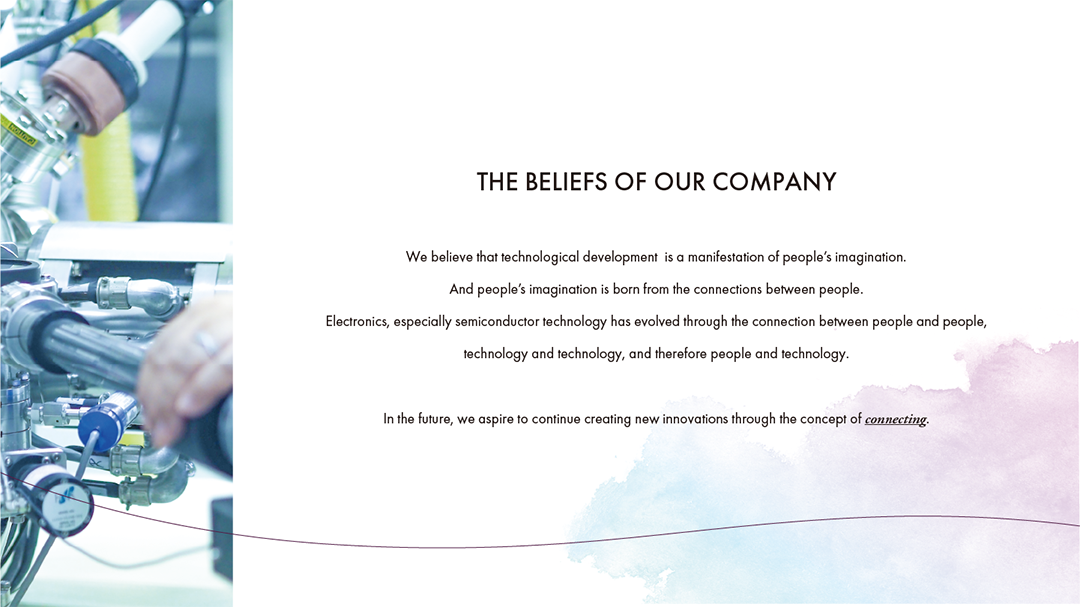 THE BELIEFS OF OUR COMPANY