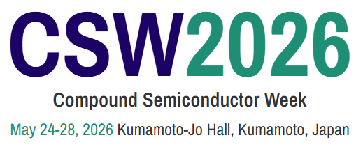May 24-28, 2026. Oral Presentation at CSW2026 (Compound Semiconductor Week)のサムネイル
